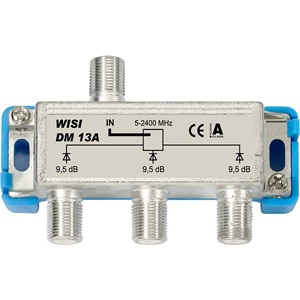 WISI Verteiler 3f. 5-2400MHz, 9,5dB DM13A
